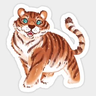 Cute little Tiger Sticker